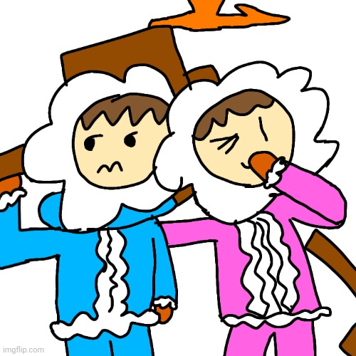 ice climbers ! ! ! | made w/ Imgflip meme maker