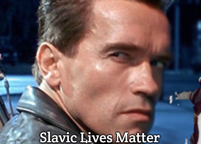 Don't touch my food | Slavic Lives Matter | image tagged in don't touch my food,slavic | made w/ Imgflip meme maker