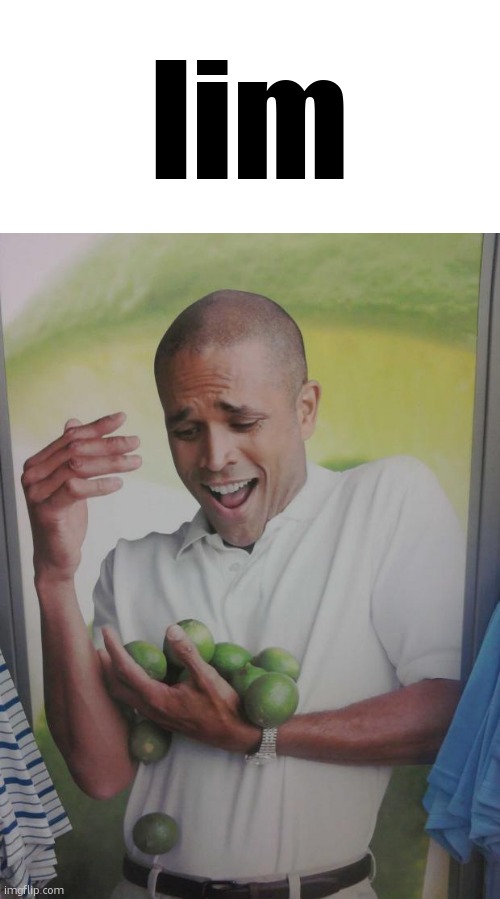 my lim | lim | image tagged in memes,why can't i hold all these limes | made w/ Imgflip meme maker