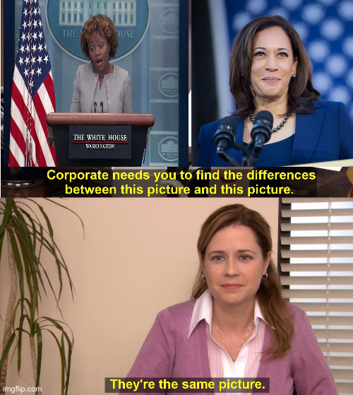 A Tale Of 2 Press Secretaries | image tagged in memes,they're the same picture,political meme,politics,funny memes,funny | made w/ Imgflip meme maker