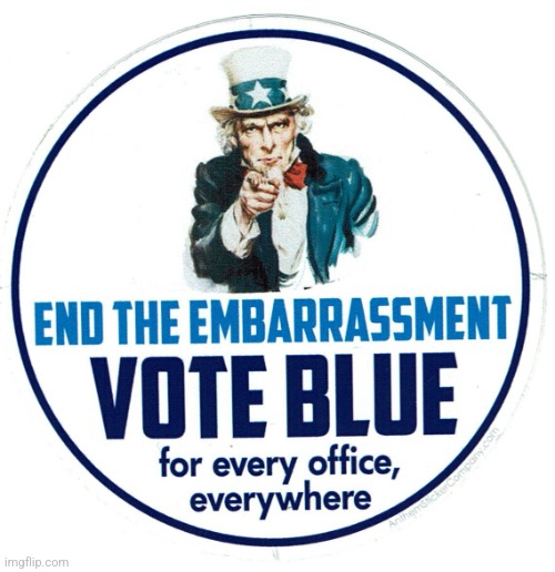 Vote blue - Imgflip