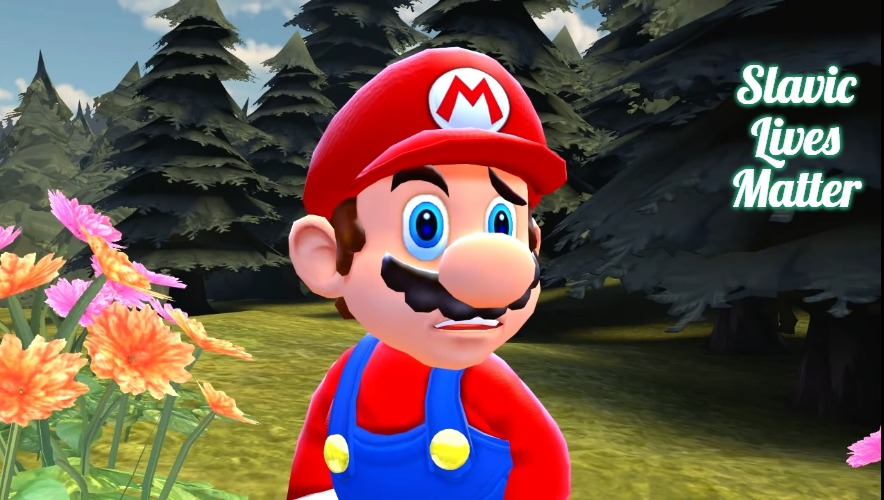 Mario confused | Slavic Lives Matter | image tagged in mario confused,slavic | made w/ Imgflip meme maker