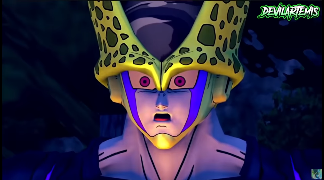 Perfect cell horrified Blank Meme Template