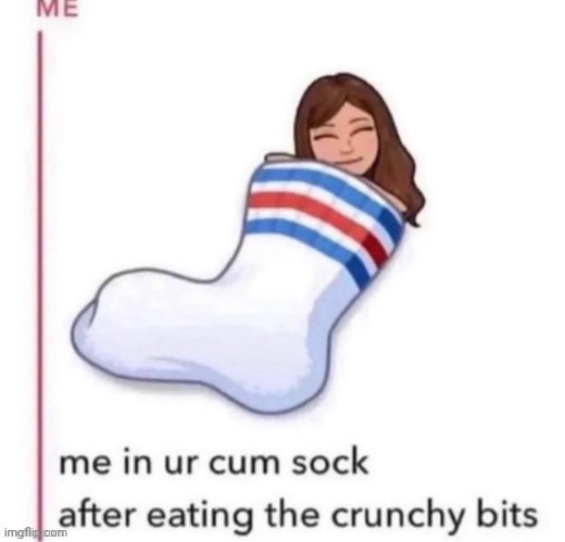 Who made it a temp | image tagged in me in ur cum sock | made w/ Imgflip meme maker