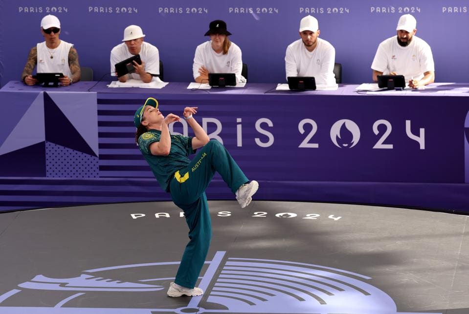 Olympic breakdance Blank Meme Template