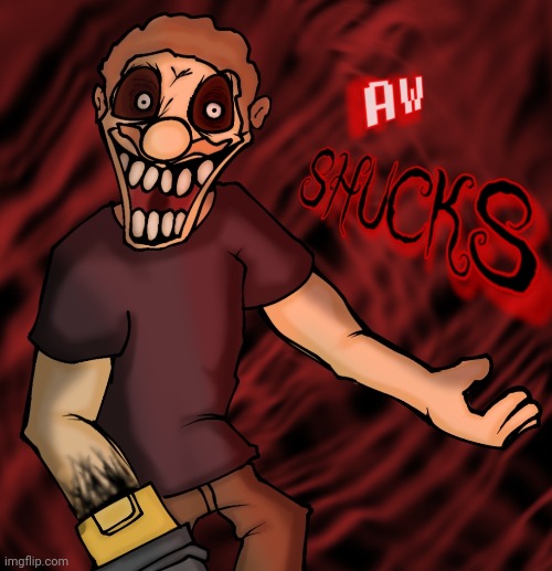 aw shucks drawing | made w/ Imgflip meme maker