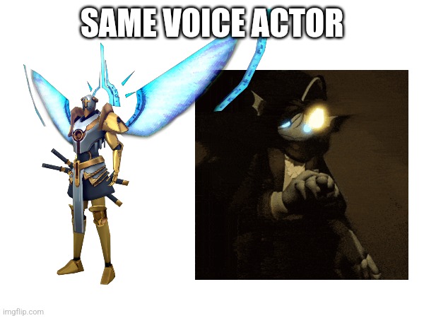 Real | SAME VOICE ACTOR | made w/ Imgflip meme maker