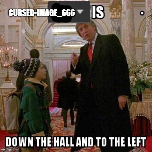 Fun Stream is Down the Hall to the Left | CURSED-IMAGE_666 | image tagged in fun stream is down the hall to the left | made w/ Imgflip meme maker