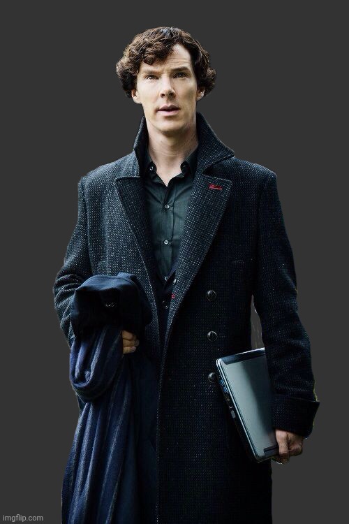 Sherlock Holmes BBC Transparent Background | image tagged in sherlock holmes bbc transparent background | made w/ Imgflip meme maker