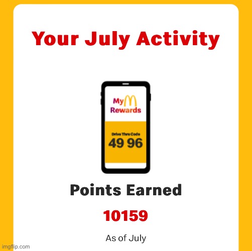 McDonald’s has monthly statements now??? | made w/ Imgflip meme maker