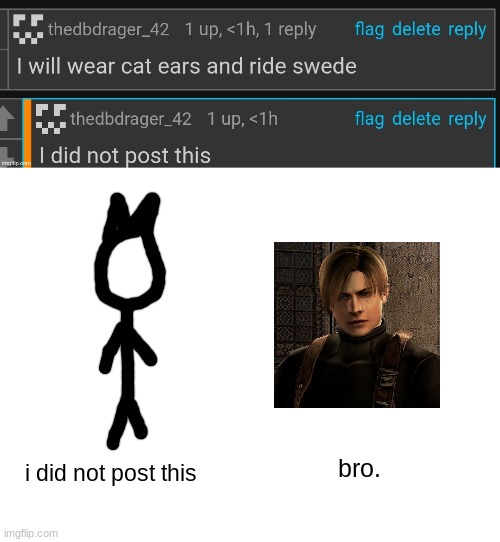 bro. i did not post this | image tagged in rager moment,blank white template | made w/ Imgflip meme maker