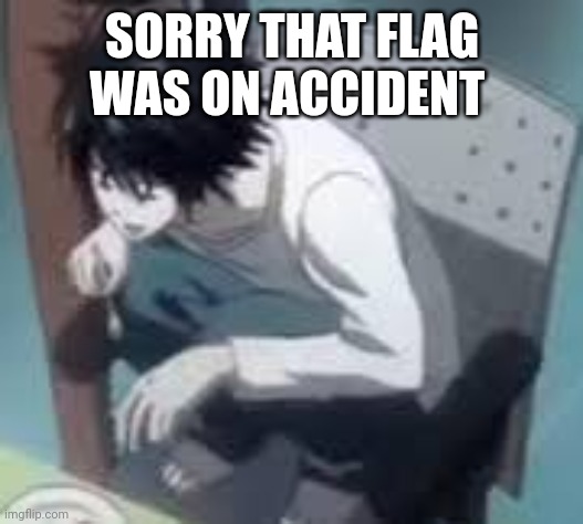 SORRY THAT FLAG WAS ON ACCIDENT | made w/ Imgflip meme maker