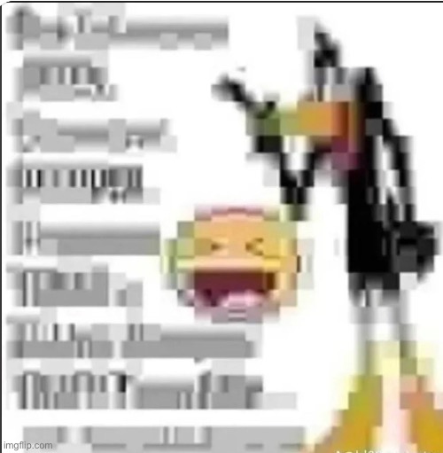 pixelated daffy Blank Meme Template