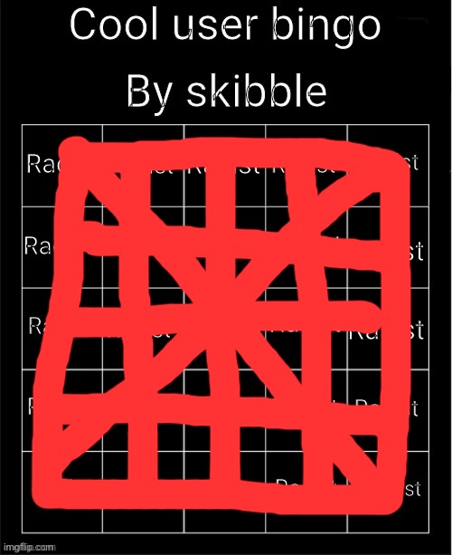 image tagged in cool user bingo | made w/ Imgflip meme maker