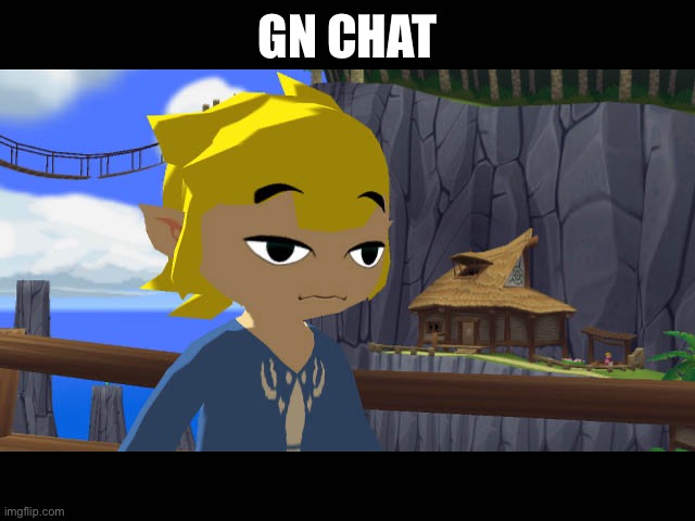 High Toon Link | GN CHAT | image tagged in high toon link | made w/ Imgflip meme maker