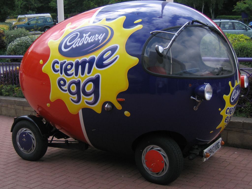 Creme egg car Blank Meme Template