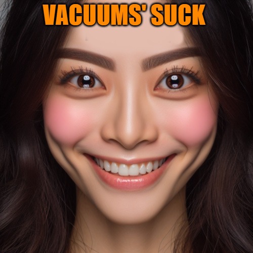 i know right? | VACUUMS' SUCK | image tagged in i know right | made w/ Imgflip meme maker