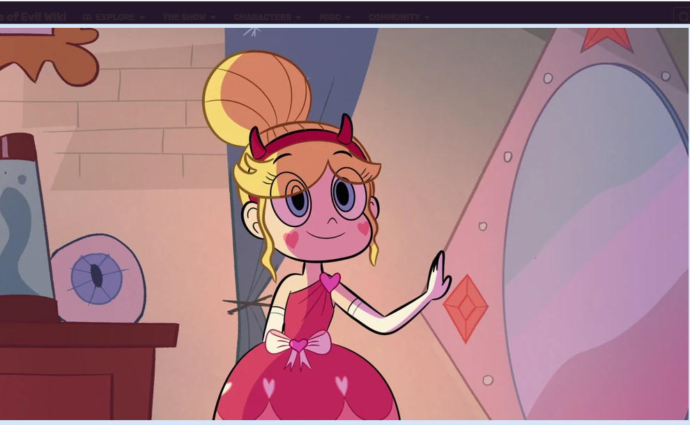 star butterfly in her blood moon ball outfit Blank Meme Template