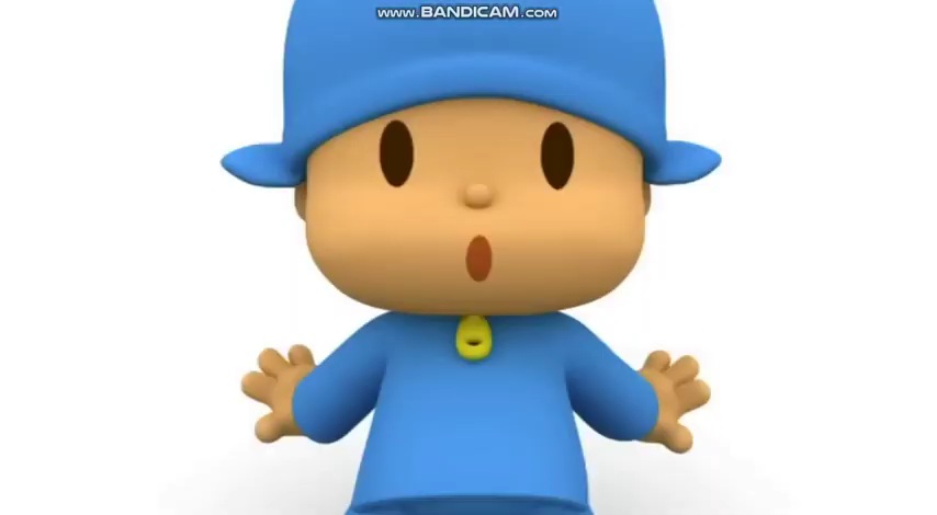 Pocoyo jumpscare Blank Meme Template