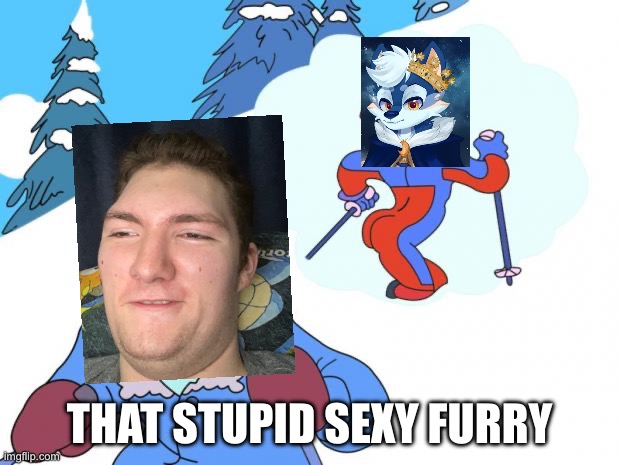 That stupid sexy furry | THAT STUPID SEXY FURRY | image tagged in stupid sexy flanders | made w/ Imgflip meme maker