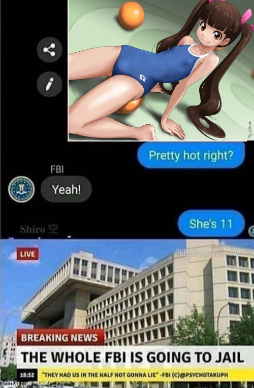 The whole FBI is going to jail | image tagged in the whole fbi is going to jail | made w/ Imgflip meme maker