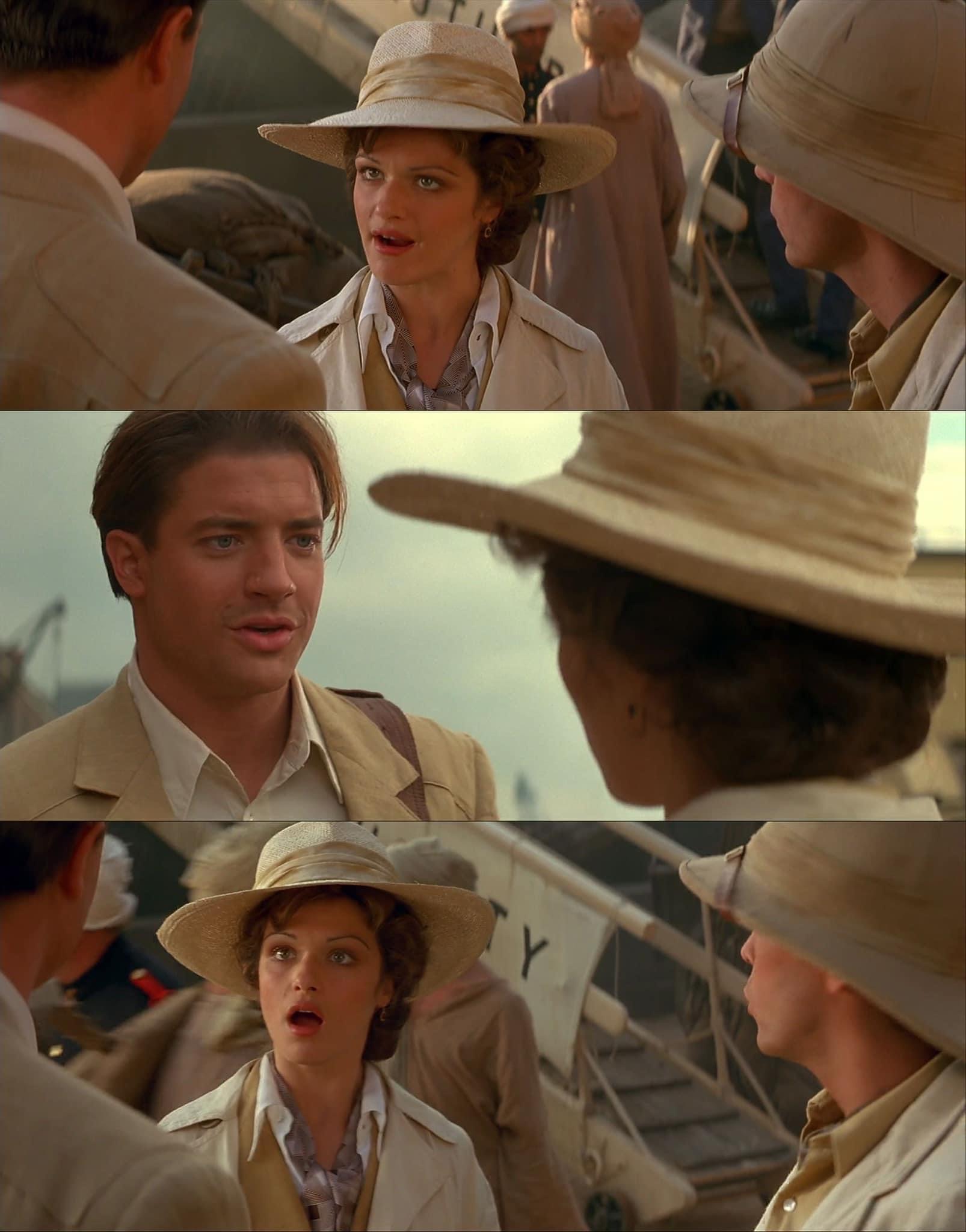 The Mummy: Shocked Evie Blank Meme Template