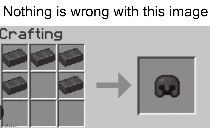 You can’t tell me that’s not how it’s supposed to be | Nothing is wrong with this image | image tagged in memes,minecraft | made w/ Imgflip meme maker