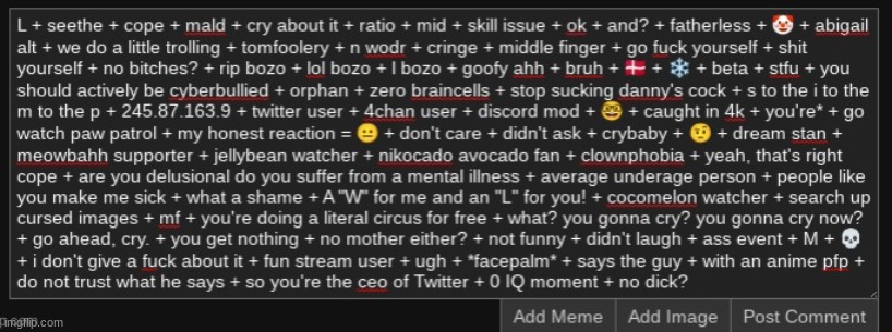 L + seethe + cope + mald | image tagged in l seethe cope mald | made w/ Imgflip meme maker