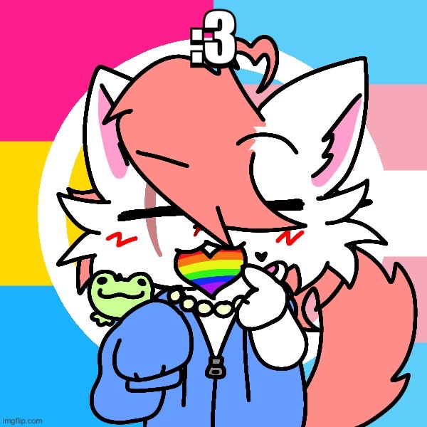Couldn’t find the bi-gender flag so I just went with that ;w; | made w/ Imgflip meme maker