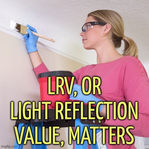 LRV, Or Light Reflective Value, Matters | LRV, OR LIGHT REFLECTION
VALUE, MATTERS | image tagged in afternoon painter,painting,funny memes,science,colors,values | made w/ Imgflip meme maker