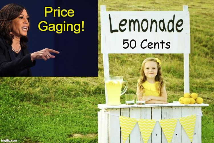 WHAT THE HELL IS PRICE GAGING? | Price 
Gaging! 50 Cents | image tagged in kamala price gaging | made w/ Imgflip meme maker
