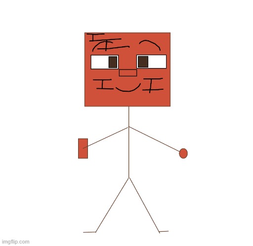 bricky drawn in MS paint!!?!? | made w/ Imgflip meme maker