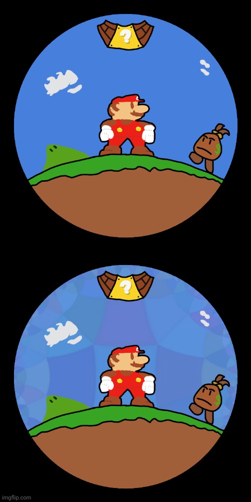 Hyperbolic Mario | image tagged in mario,hyperbolic | made w/ Imgflip meme maker