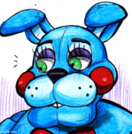 toy Bonnie if he locked tf in | image tagged in toy bonnie if he locked tf in | made w/ Imgflip meme maker