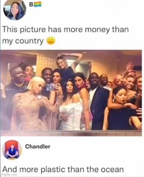 Money and plastic | image tagged in plastic,ocean,money | made w/ Imgflip meme maker