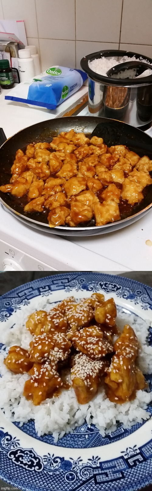 Thought i would make lemon chicken for the first time! | image tagged in photography | made w/ Imgflip meme maker