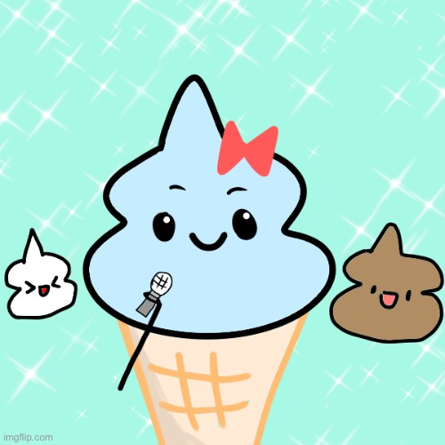 Ice cream picrew (she's bubble gum ice cream getting ready to sing some bubble gum pop.) | image tagged in picrew,food,ice cream,ice cream cone | made w/ Imgflip meme maker