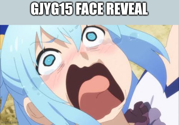 Aqua crying/screaming | GJYG15 FACE REVEAL | image tagged in aqua crying/screaming | made w/ Imgflip meme maker