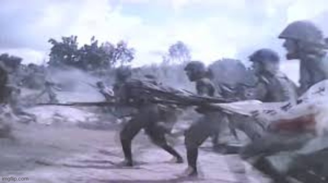 banzai charge | image tagged in banzai charge | made w/ Imgflip meme maker