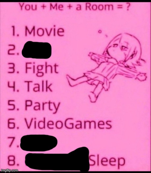 You + me + a room = ? | image tagged in you me a room | made w/ Imgflip meme maker