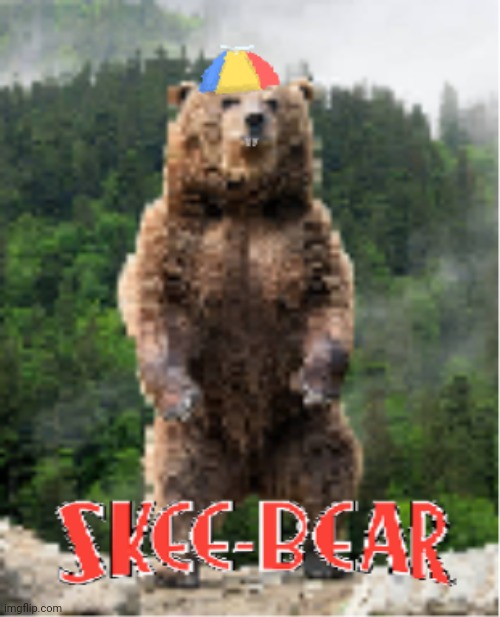 Skee-Bear | image tagged in skee-bear | made w/ Imgflip meme maker