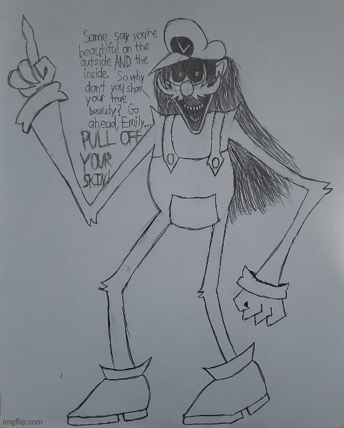 Mr. Virtual's advice | image tagged in mario's madness,drawing | made w/ Imgflip meme maker