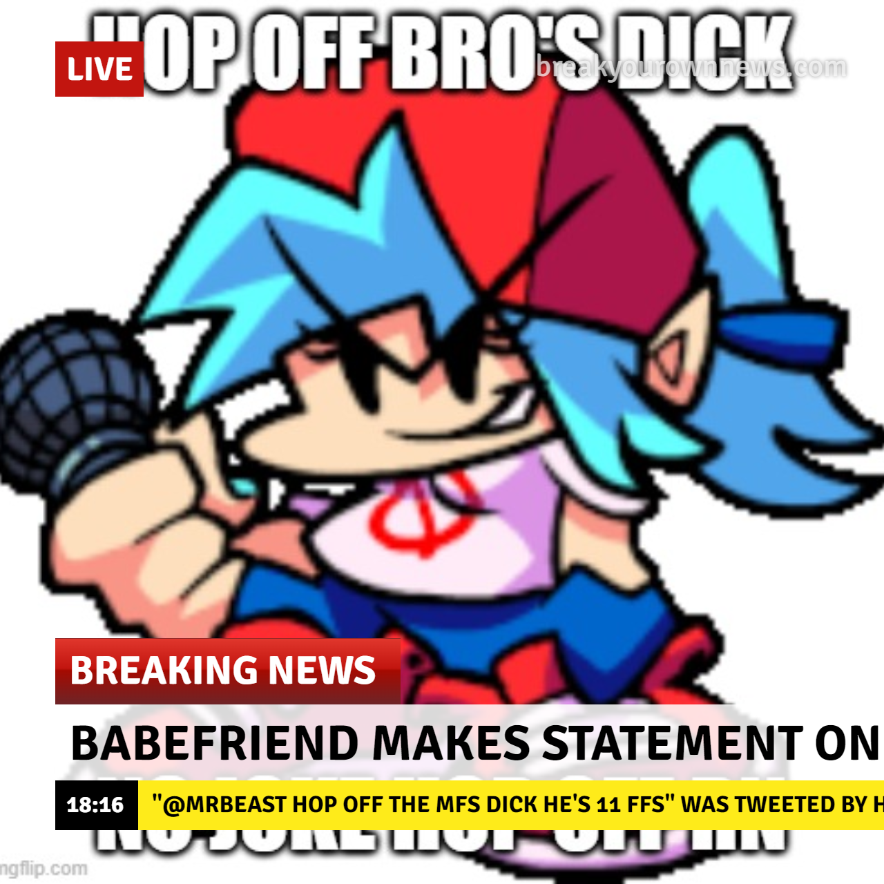he's 11 ffs (square) Blank Meme Template