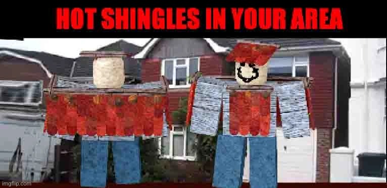 hot shingles in your area | image tagged in hot shingles in your area | made w/ Imgflip meme maker