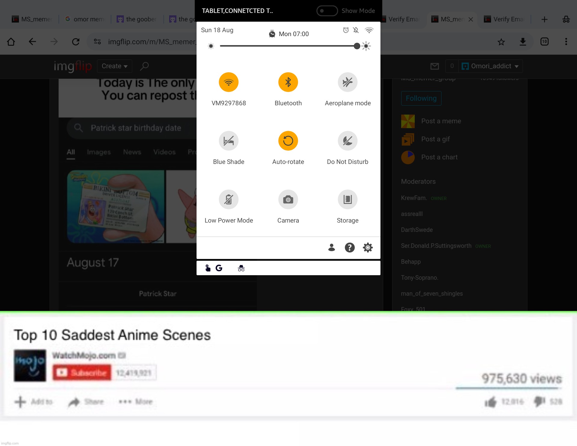 image tagged in saddest anime scenes | made w/ Imgflip meme maker