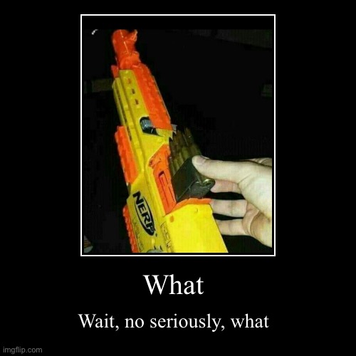 What | Wait, no seriously, what | image tagged in funny,demotivationals | made w/ Imgflip demotivational maker