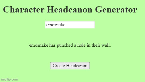 emosnake has punched a hole in their wall Blank Meme Template