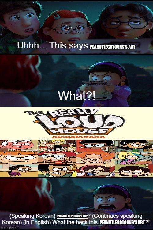 Abby hates peanutlegotoons's art #1 | PEANUTLEGOTOONS'S ART; PEANUTLEGOTOONS'S ART; PEANUTLEGOTOONS'S ART | image tagged in abby hates what | made w/ Imgflip meme maker