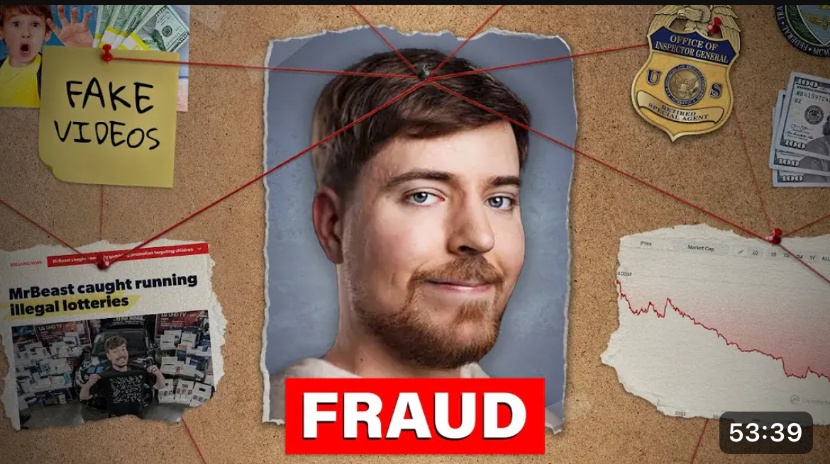 High Quality I worked for Mr beast he is a fraud Blank Meme Template