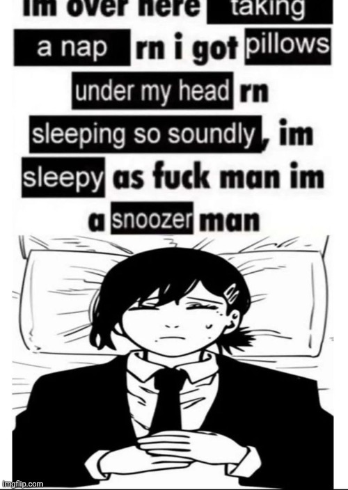 zzzzzzzzz | image tagged in kobeni sleep | made w/ Imgflip meme maker